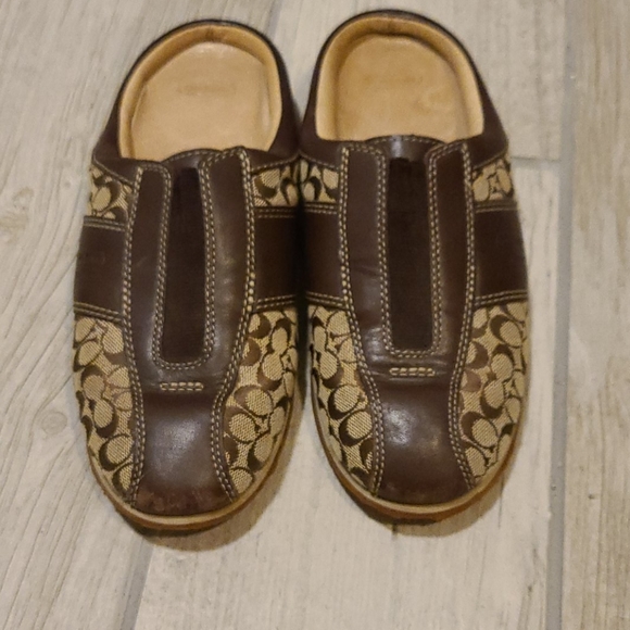 Coach slip on casual shoes
